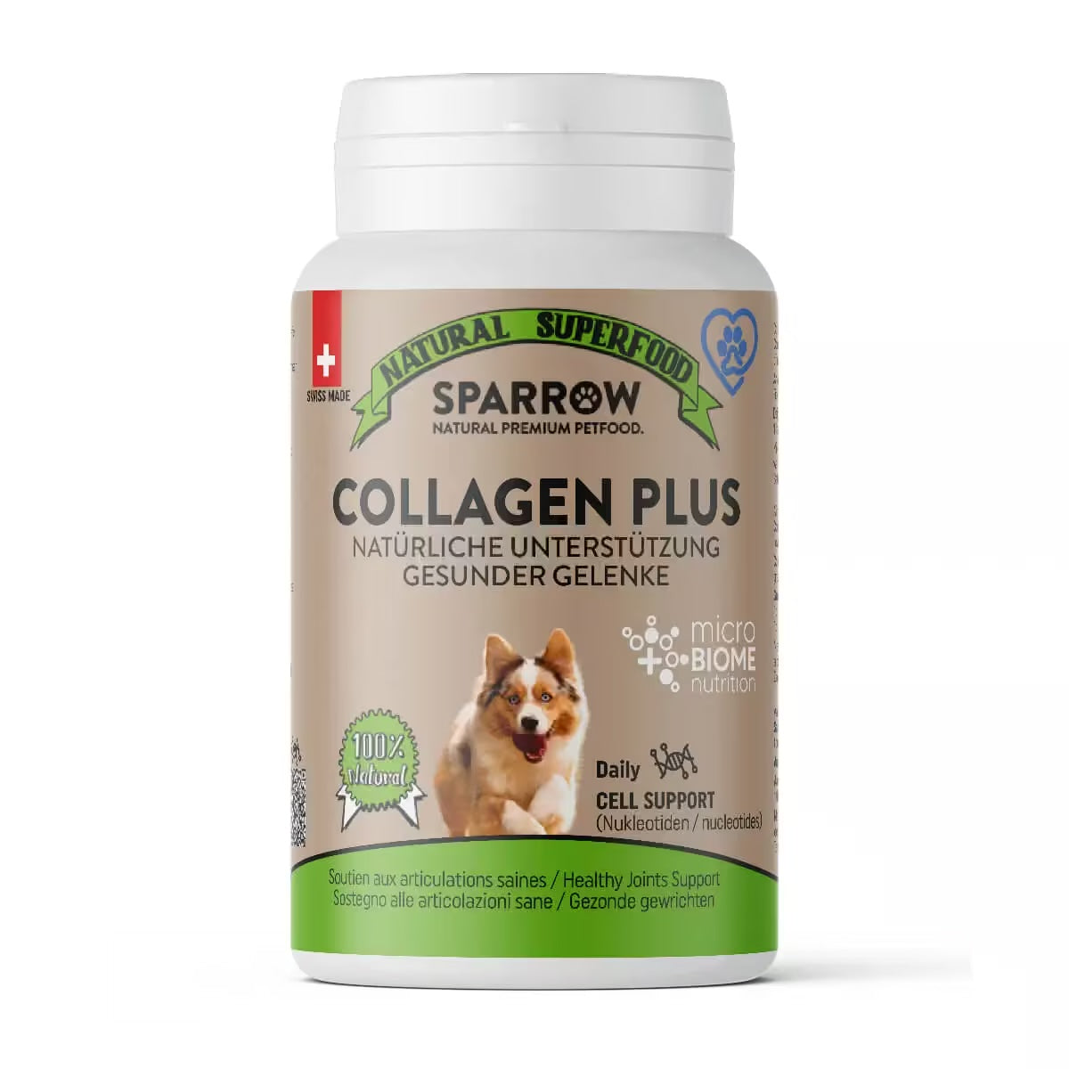 Collagen Plus – Kollagenpulver für Hunde, Dose (100 g)