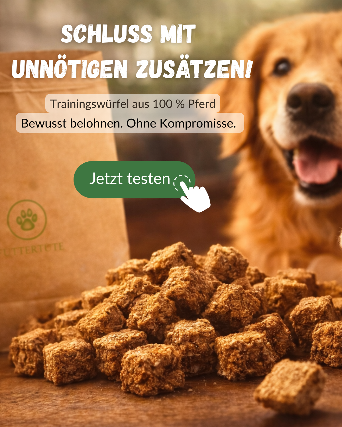 Trainingswürfel Pferdefleisch